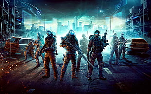 group of soldiers wallpaper