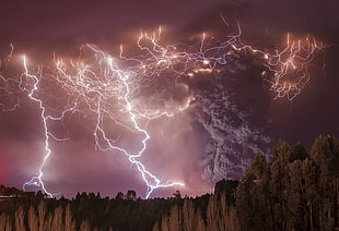lightning graphic wallpaper, nature, storm, lightning, photography