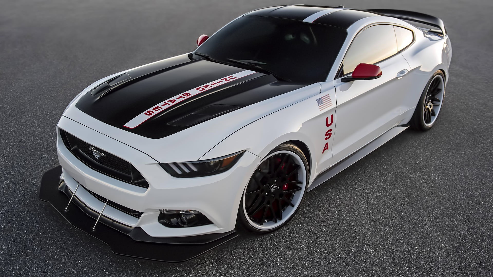 White And Black Ford Mustang Coupe Car Ford Mustang Ford Mustang Gt Apollo Edition White Cars Hd Wallpaper Wallpaper Flare