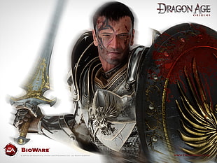 two brown wooden horse figurines, Dragon Age, Dragon Age: Origins, Grey Warden HD wallpaper