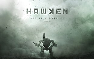 Hawken game graphic poster, video games, mech, Hawken