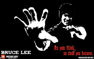Bruce Lee illustration, skinny, Bruce Lee, motivational