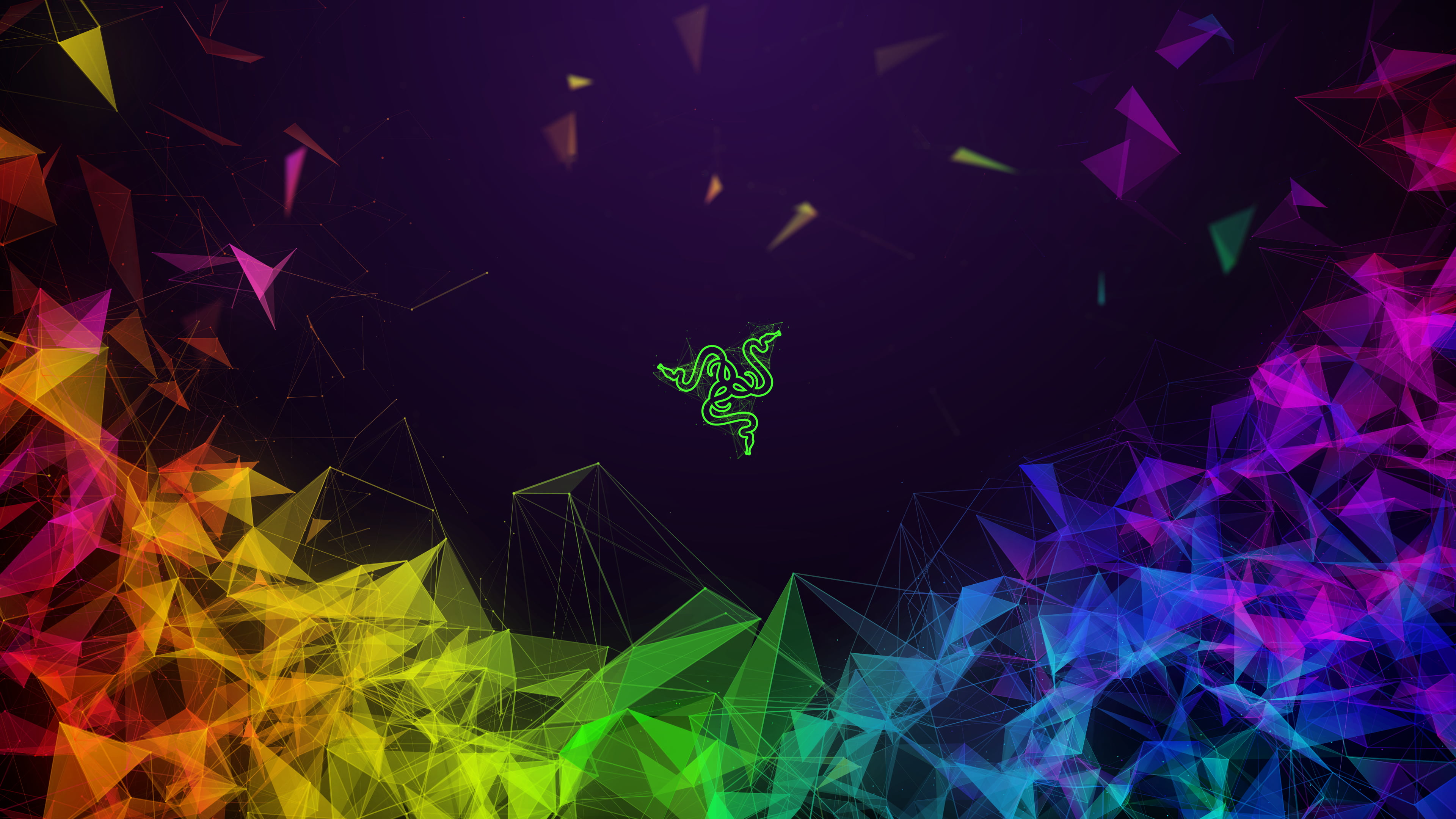 Razer logo, colorful, Razer Inc.