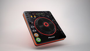 black Pioneer turntable