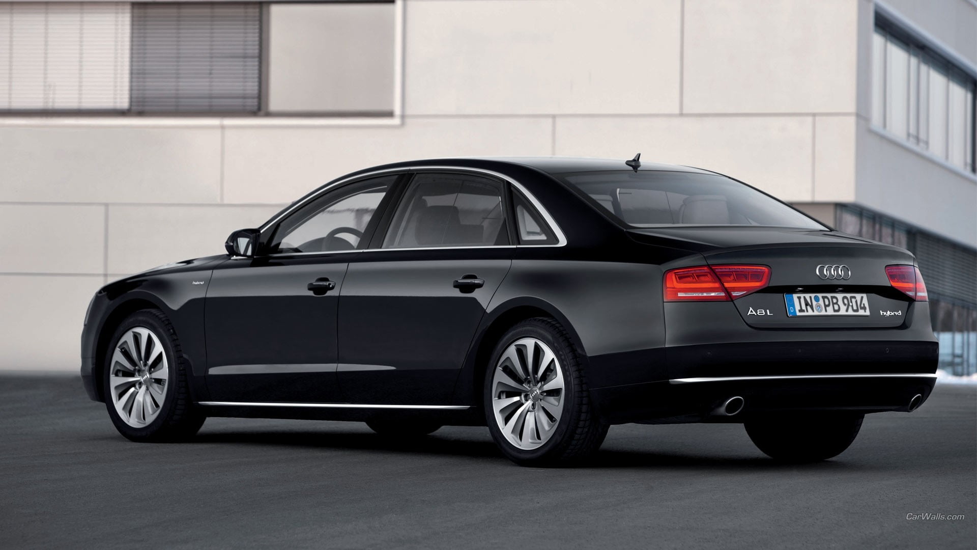 black Audi sedan, Audi A8, car