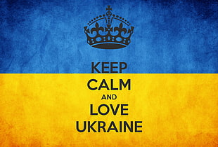 keep calm and love Ukraine text, Ukraine, typography, Keep Calm and... HD wallpaper