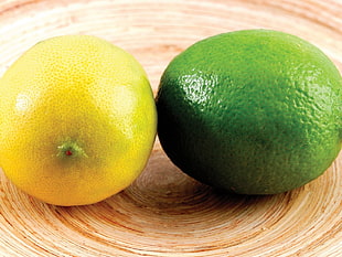 yellow and green limes