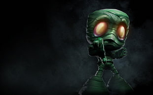 green mummy illustration, League of Legends, video games