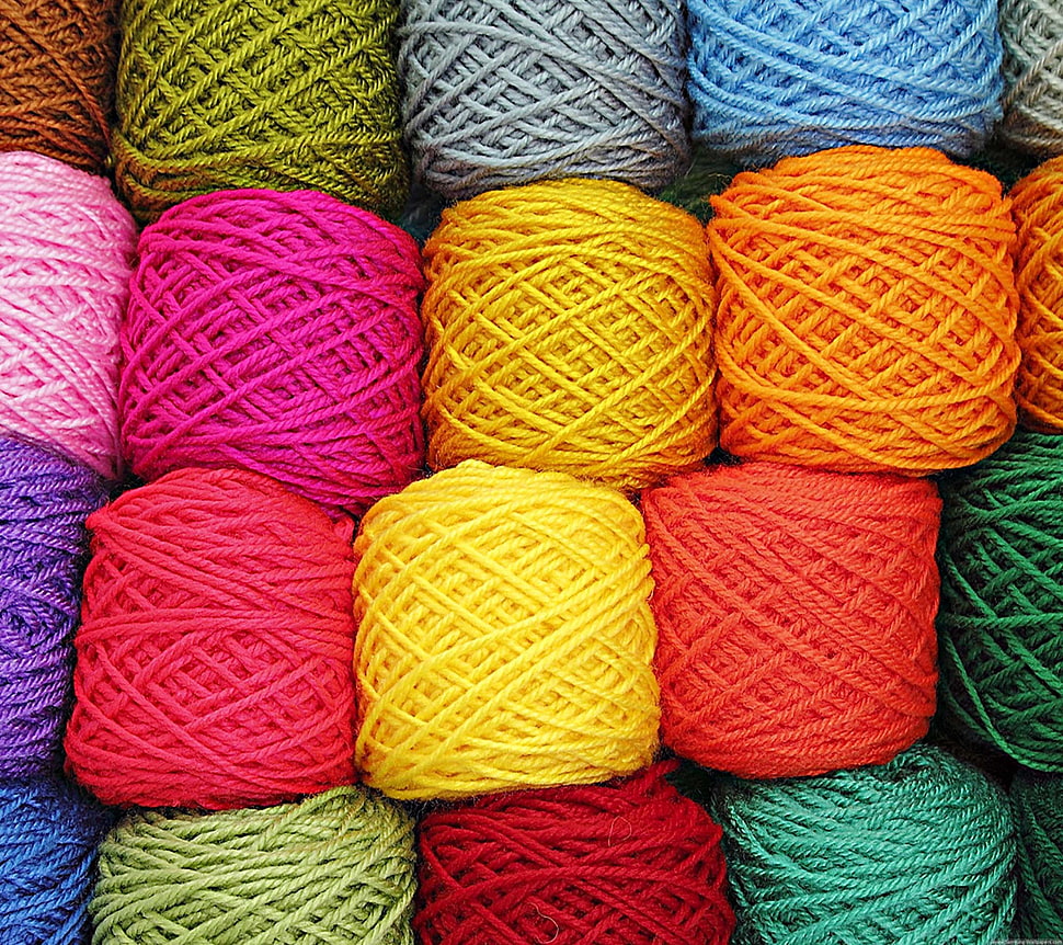 assorted colors yarns HD wallpaper