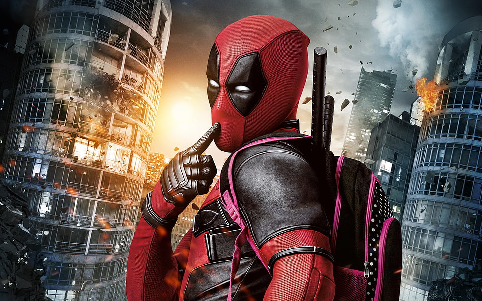 Deadpool illusration HD wallpaper