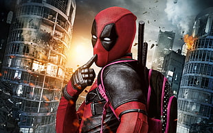 Deadpool illusration HD wallpaper