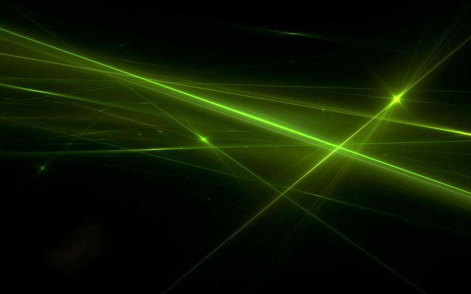 green laser digital wallpaper HD wallpaper