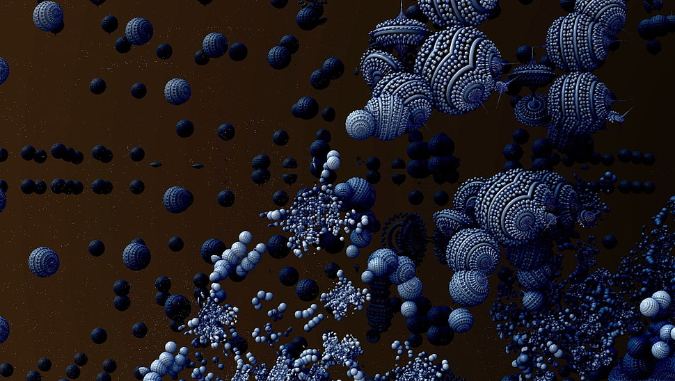 black and gray nucleus HD wallpaper