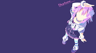 Neptune anime character wallpaper, Hyperdimension Neptunia, anime girls, anime, Neptune (Hyperdimension Neptunia) HD wallpaper
