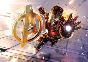 Iron Man digital wallpaper