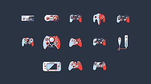 Nintendo game controller icons