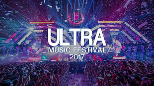Ultra Music Festival 2017 advertisement, Ultra Music Festival, UMF logo HD wallpaper