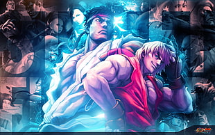 Street Fighters characters HD wallpaper