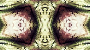 mirror effect psychedelic artwork, abstract