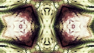 mirror effect psychedelic artwork, abstract