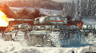 gray battle tanks digital wallpaper, World of Tanks, tank, wargaming, video games