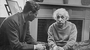 Albert Einstein, men, Albert Einstein, monochrome, scientists
