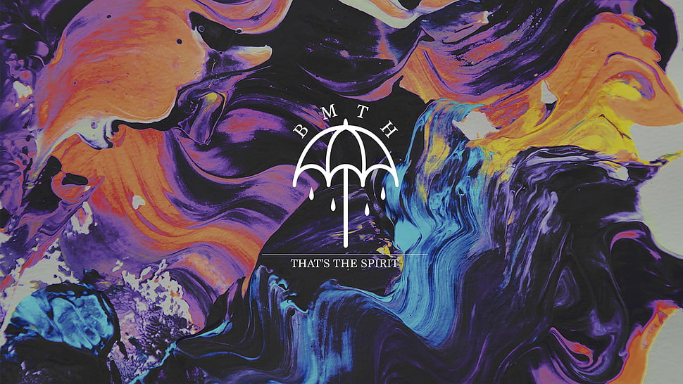 multicolored abstract painting, Bring Me the Horizon, That's The Spirit HD wallpaper