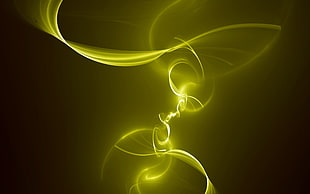 yellow light photography HD wallpaper