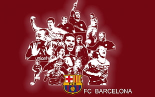 FC Barcelona poster HD wallpaper
