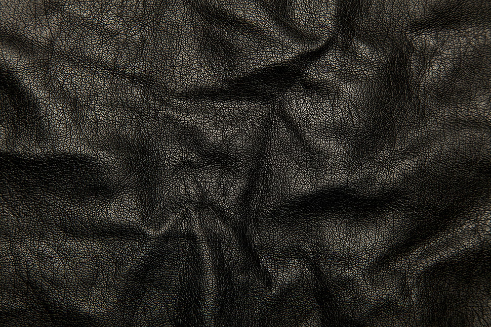 black textile HD wallpaper