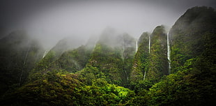green mountains, nature, landscape, oahu, Hawaii