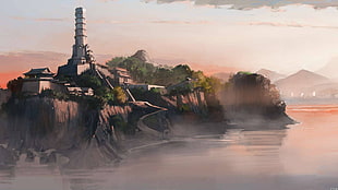 islet rock wallpaper, Avatar: The Last Airbender, The Legend of Korra