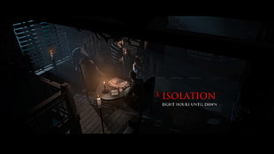 Isolation TV still, Until Dawn, computer game, video games, Josh (Until Dawn)