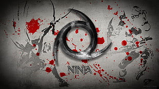 Ninja illustration HD wallpaper