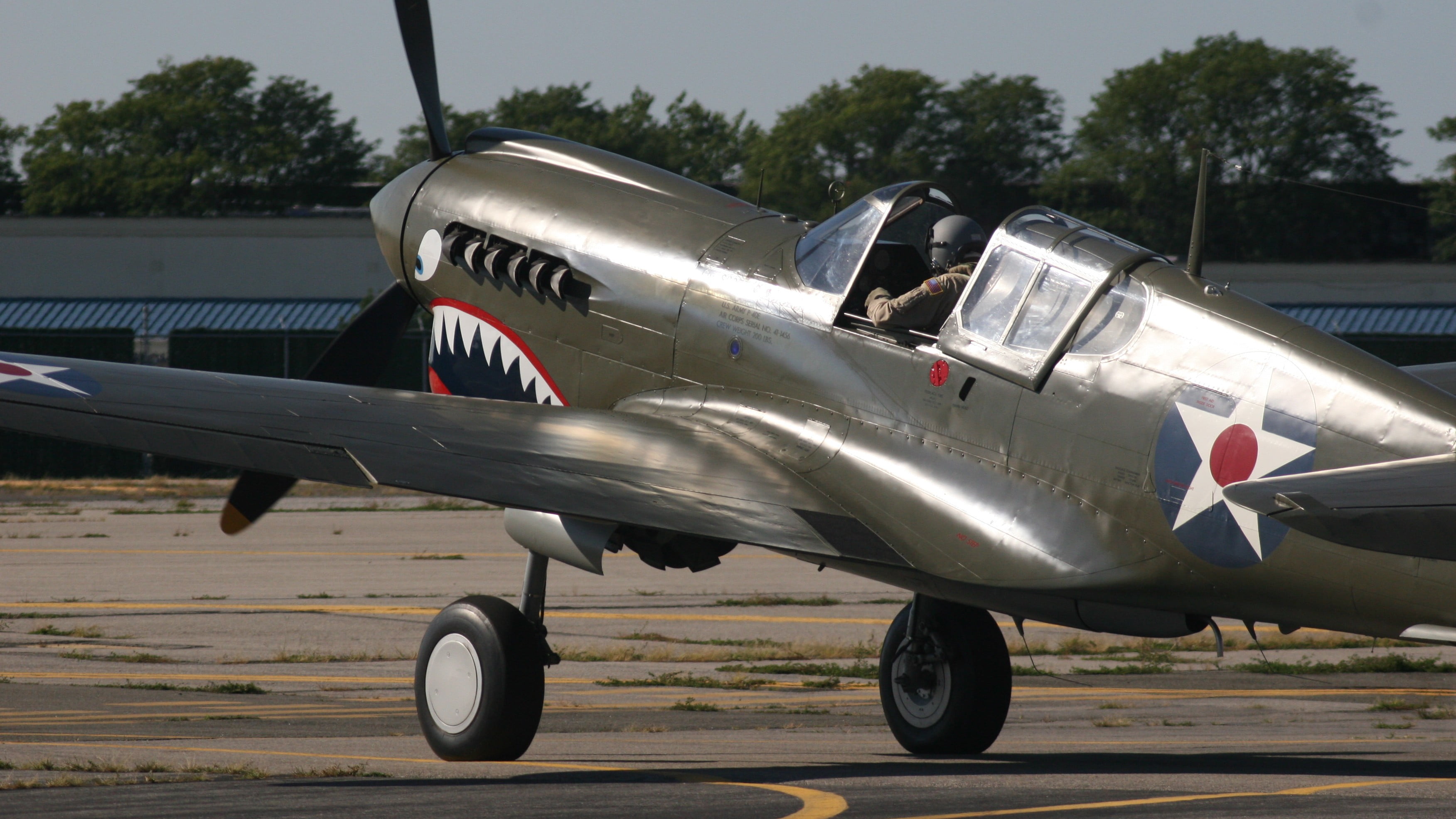 gray Chevrolet Silverado extra cab pickup truck, airplane, World War II, p40