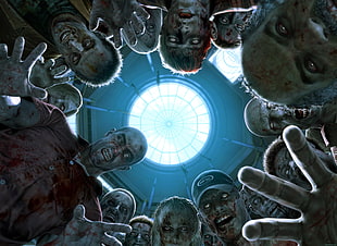 circle of zombie, zombies, Dead Rising