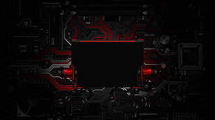 red HDD HD wallpaper