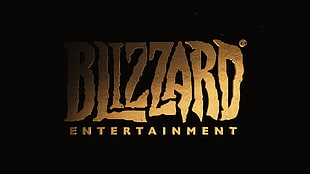 black background with text overlay, Blizzard Entertainment, logo