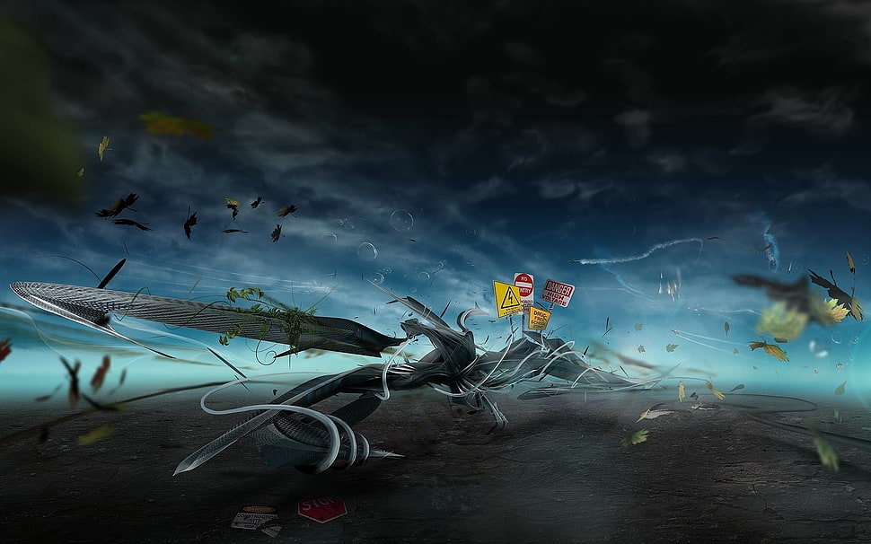 storm surge animated photography HD wallpaper