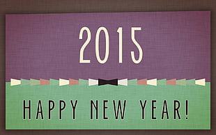 Happy New Year poster, 2015, abstract, vintage, New Year