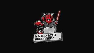 Wild Sith clip art, Star Wars, crossover, Pokémon, humor HD wallpaper