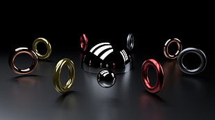 assorted rings wallpaper