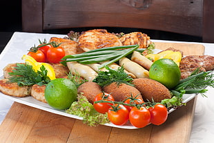 assorted vegetables on plate