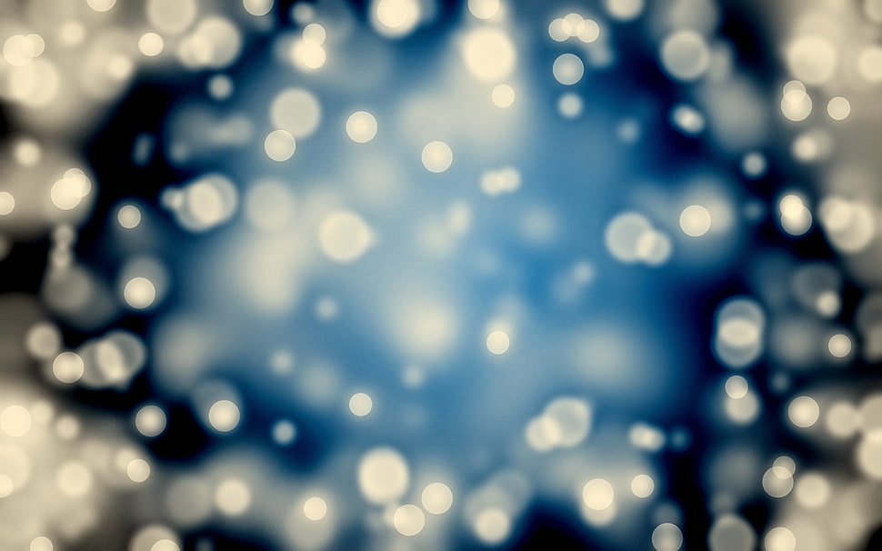 bokeh lights HD wallpaper