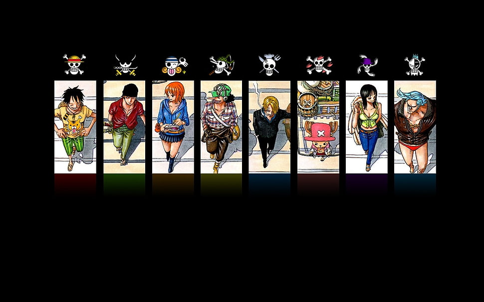 One Piece characters HD wallpaper