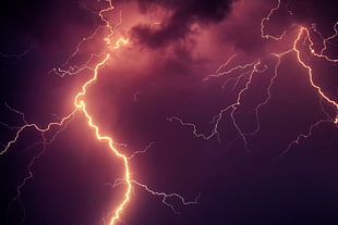 lightning effect, Lightning, Thunderstorm, Sky HD wallpaper