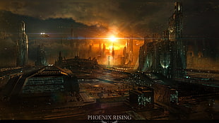 Phoenix Rising movie still, space HD wallpaper