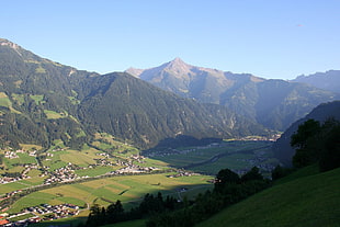 aerial photography of mountain at daytime, landscape