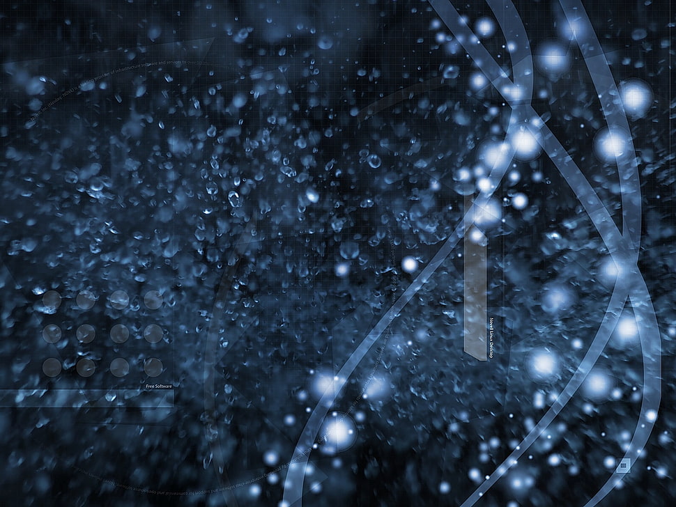 gray round bubbles themed digital wallpaper HD wallpaper