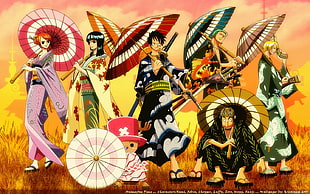 Onepiece anime wearing kimono digital wallpaper HD wallpaper